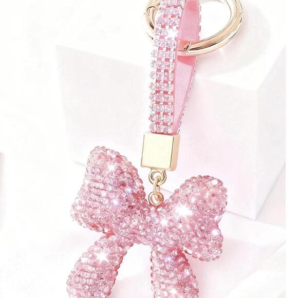 Bow Rhinestone Keychain NEW - Picture 8 of 9